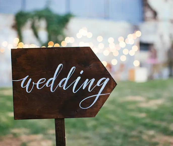 special event wedding board