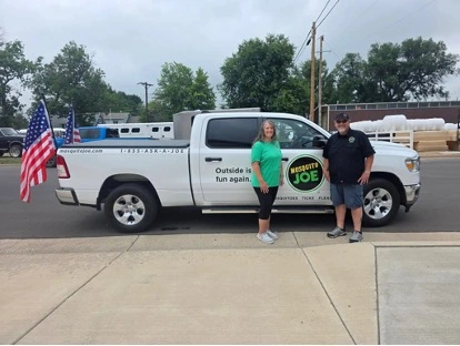 craig and michelle fried, owners of mosquito joe of northern colorado